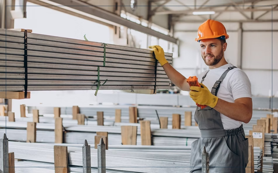 Entrepôt profilés aluminium